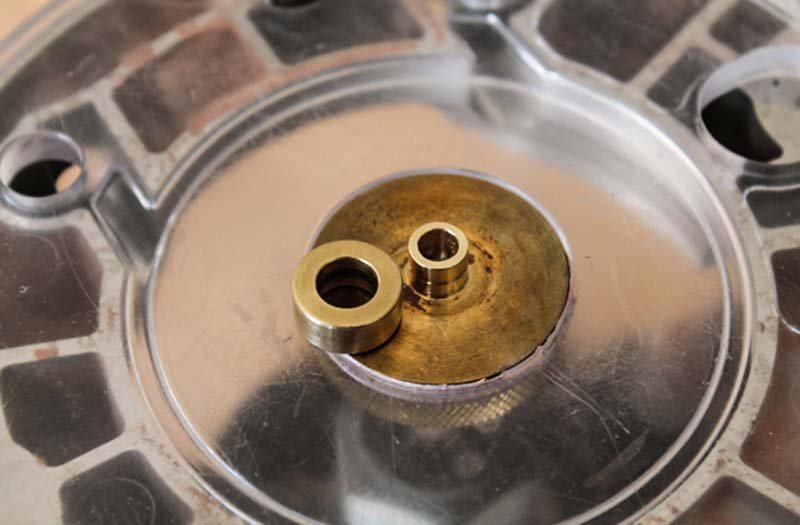 Bushing off the brass inlay kit