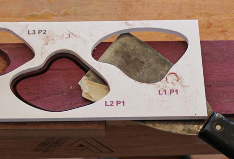 Removing the template