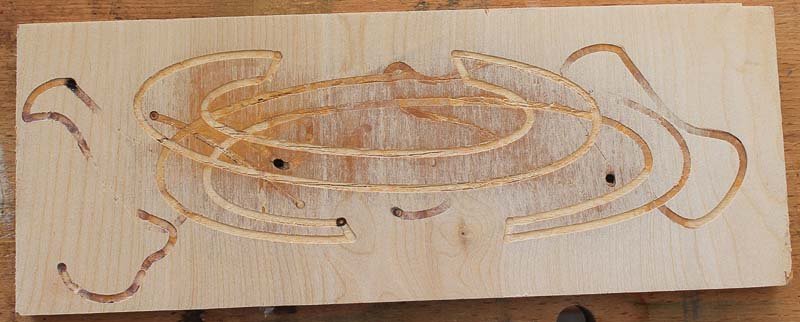 Backing material sanded