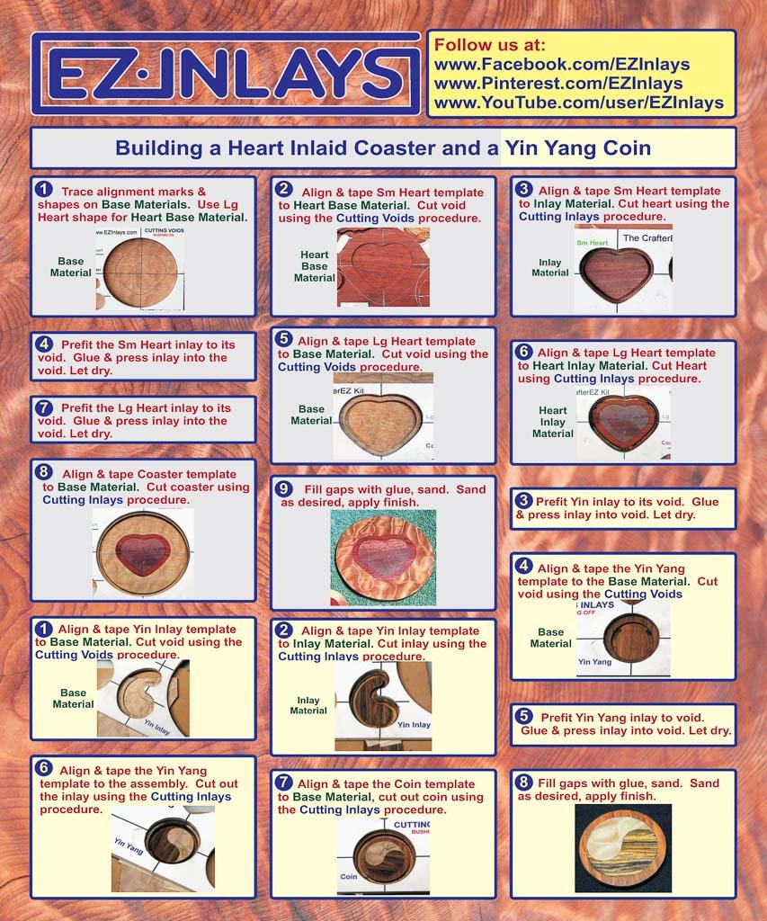 Instructions to build the Decorative Inlay Kit Crafters