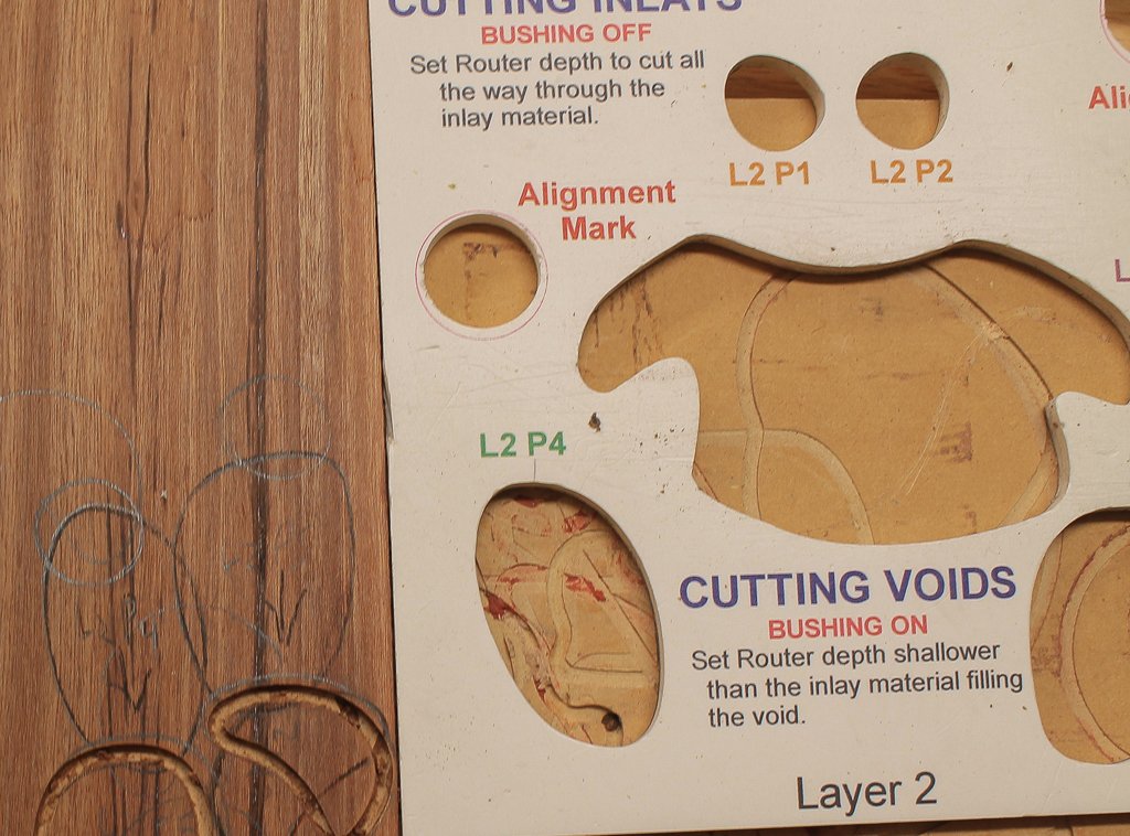 Layer 2 pieces 4 and 5 inlays