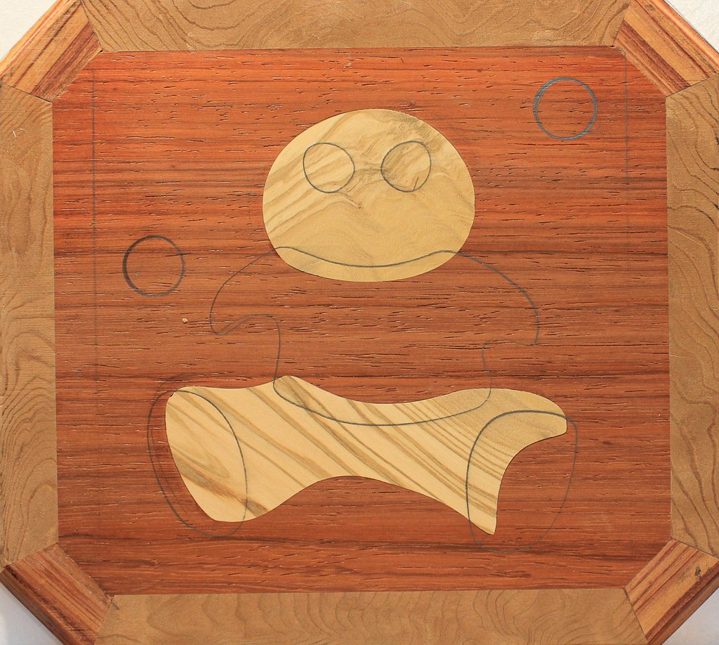 Layer 1 inlays assembled