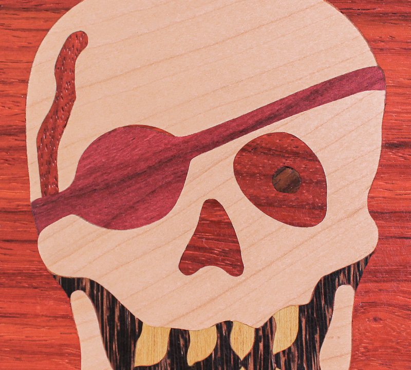 Inlaid pupil up close picture