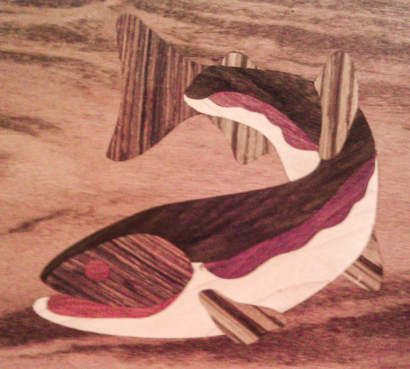 Image of the first FishFry decorative inlay built
