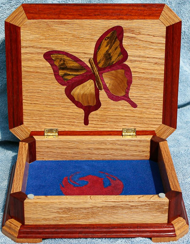 Keepsake box with FlutterBy Inlay