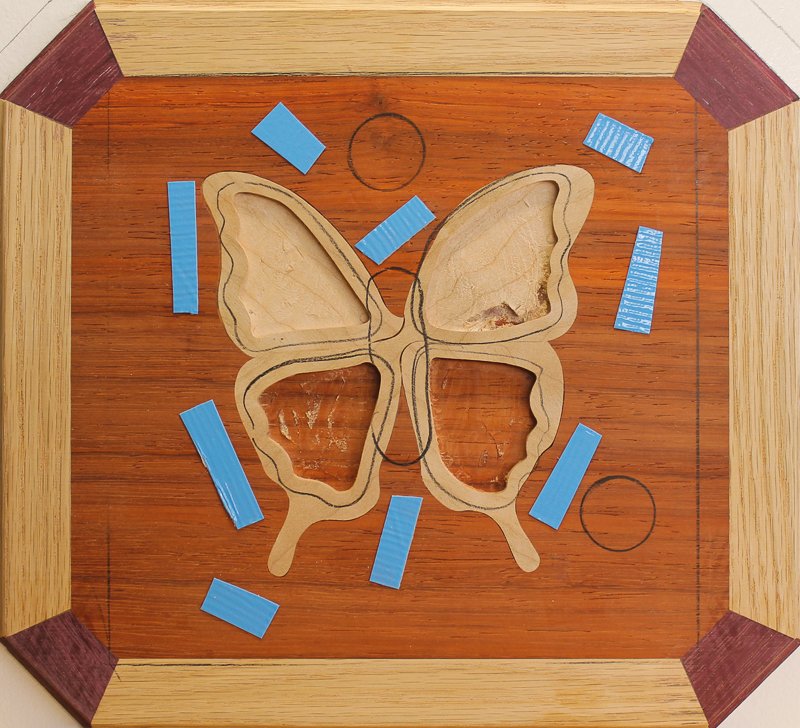 Layer 4 inlays assembled