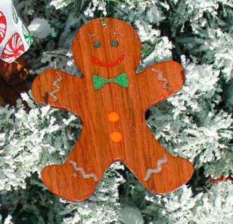 Ginger Bread Man Custom Designed Christmas Ornament