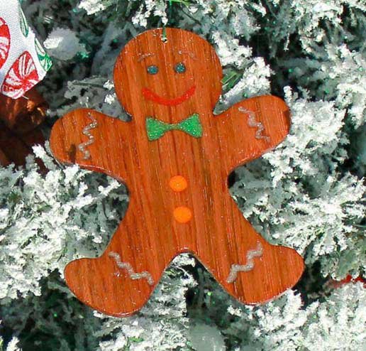 Ginger Bread Man Custom Designed Christmas Ornament