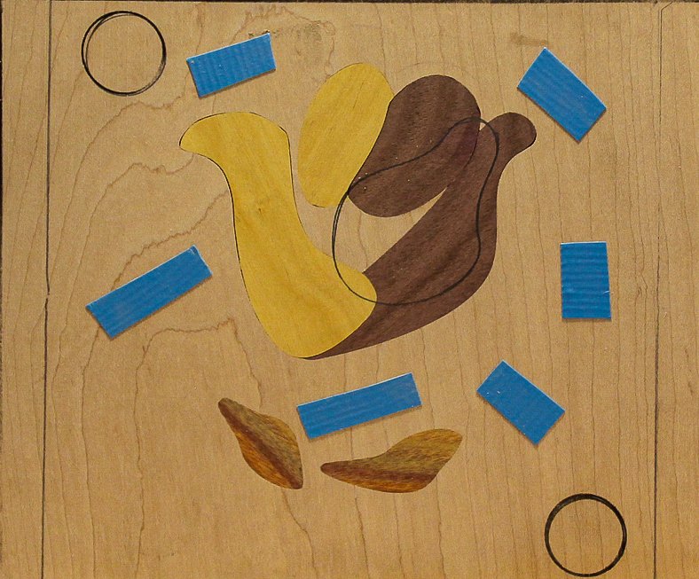 Layer 2 inlays assembled