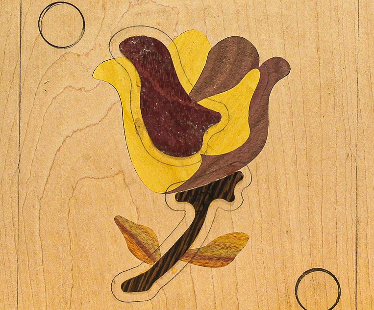 Layer 4 inlays assembled