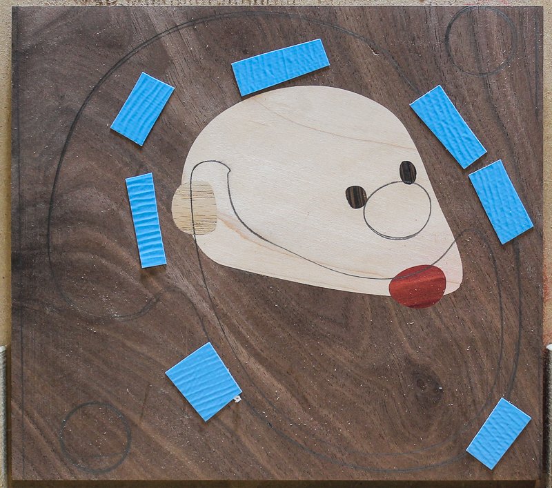 Layer 2 inlays assembled