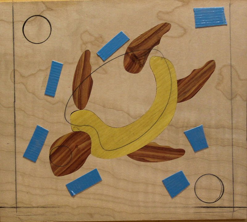 Layer 2 inlays assembled