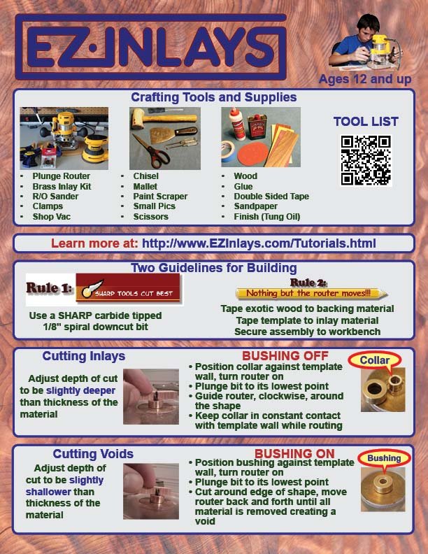 Instructions to build the Decorative Inlay Kit KickinIt